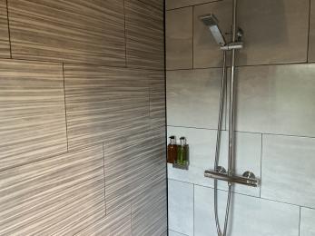Wetroom shower area
