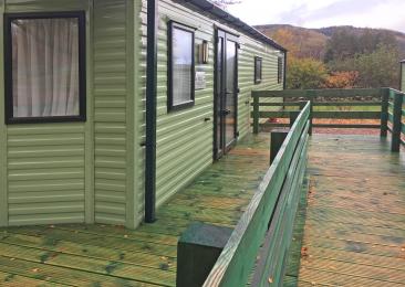 2 bedroomed accessible caravan exterior access