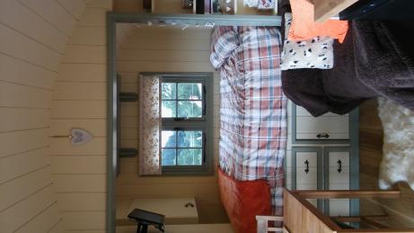 High bed in the shepherd huts