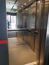 Interior view of lift