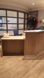 Lowered desk at Juvenate Reception