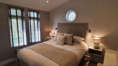 Bedroom 2 at Cedar Lodge, High Oaks Grange