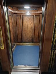 Interior of lift to all floors