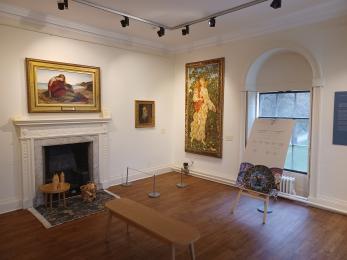 De Morgan Gallery with paintings by Evelyn De Morgan