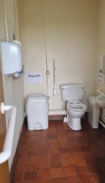 The accessible toilet cubicle