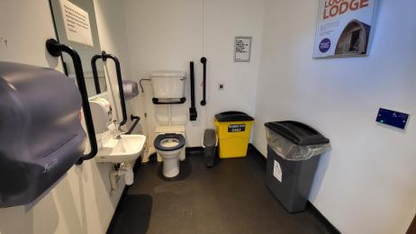 Visitor centre toilets. 