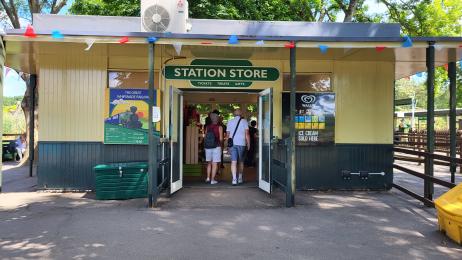 Station store.