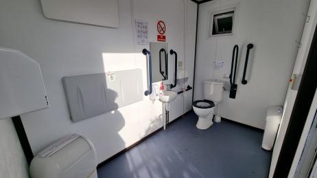 Disabled toilet interior