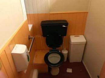 Public toilet.