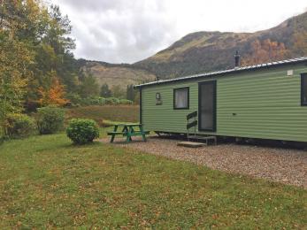 Outside view of Superior 3 bedroomed Caravan 