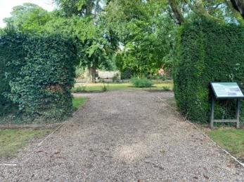 Walled Garden wide entrance off the Parterre Garden