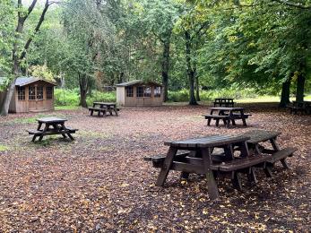Cabin picnic area