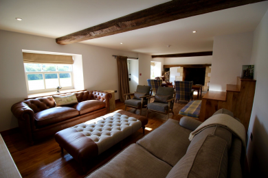 Tew Farmhouse - Living Room 