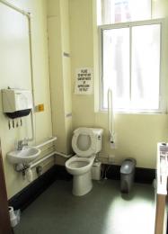 Library disabled toilet