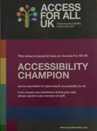 Image of Access for All UK Certificate.