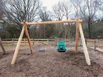 Accessible swing set