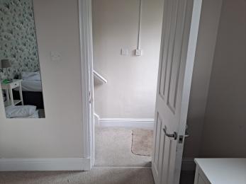 Ground floor bedroom access to external door