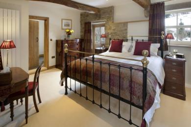 The master bedroom at The Byre from Cottage in the Dales