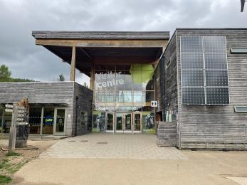 Entrance to Dalby Forest Visitor Centre