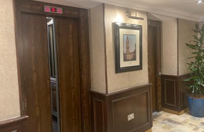 ground floor entry to two onsite lifts 