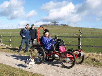 Hire our off-road wheelchair to explore the Peak District countryside with family and friends