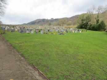 Churchyard current burial area