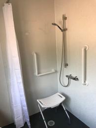 Completed accessible wetroom, Lodge 5