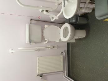 Accessible toilet at Cooper Gallery 