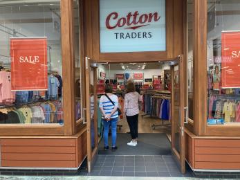 Cotton Traders entrance