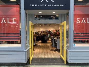 Crew Clothing Company entrance