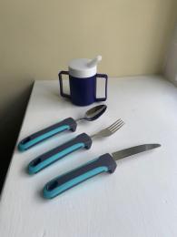Cutlery and beakers available to borrow 