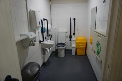 Photo of disabled/baby changing toilet