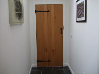 Door to sitting room showing contrast to walls all doors are the same