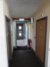 Entrance corridor and toilet access