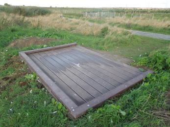 There are viewing platforms overlooking some of the ditches – accessable by  small grassy slope or low gradient ramp