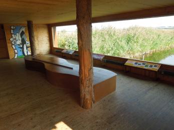 Inside the Marshland Discovery Zone Hide