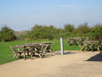 The main picnic area by the visitor centre
