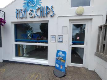Fish and chips takeaway.