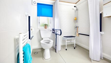 Fully accessible bathroom