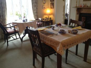 Further dining area at Farfields Farm.