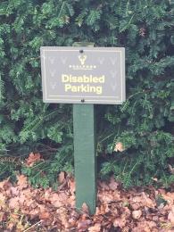 5 Disabled parking spaces
