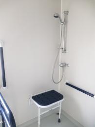 Photo of shower in our wheelchair acces