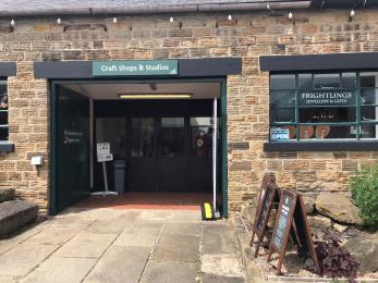 Entrance to craft shops