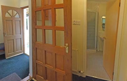 Foresters Lodge rear entrance hall accessed from kitchen