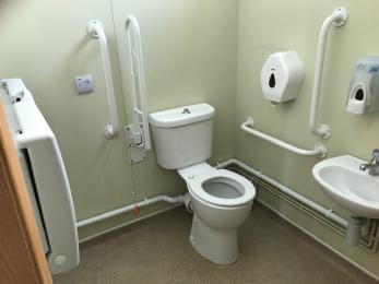 First floor disabled toilet for restaurant customers