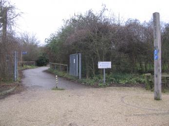 Access ramp to the visitor centre