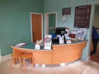 The Ticket Desk in the shop