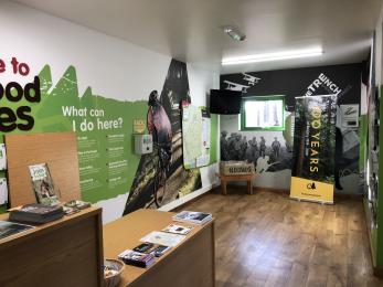 Visitor centre information point