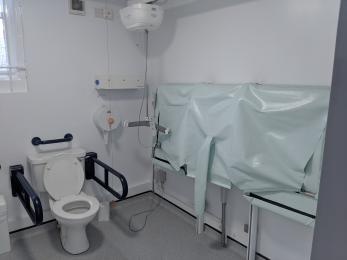 Accessible toilet and Changing Places facility.