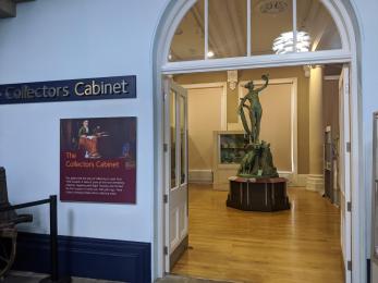 Entrance to Collectors Cabinet gallery